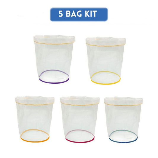 Bubble Bags - All Mesh - Set 5x 80L / 40L