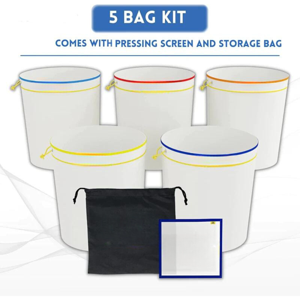 Bubble Bags - All Mesh - Set 5x 80L / 40L